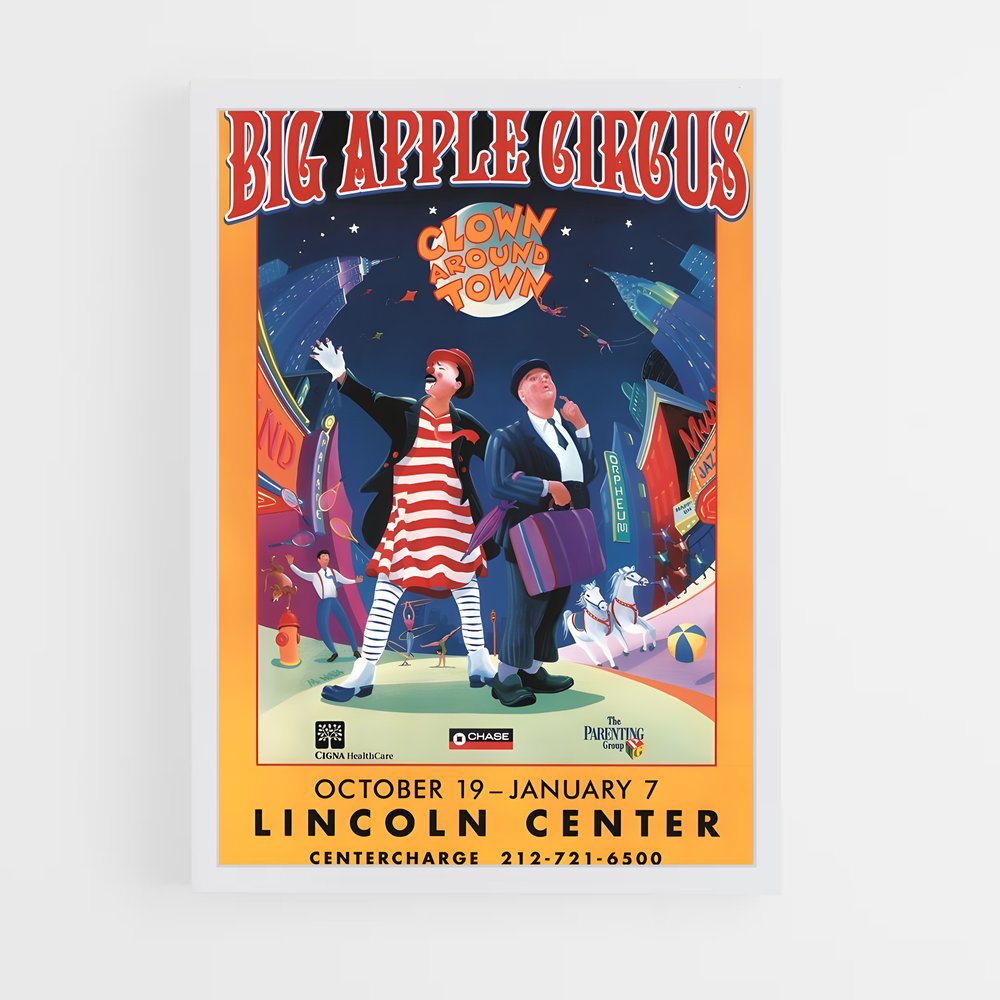Poster Big Apple Circus – affiche Cirque (vue 3)
